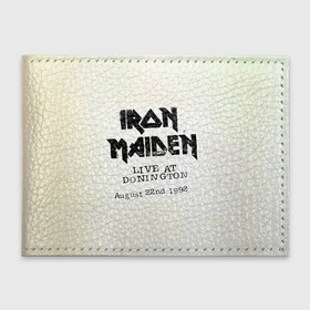 Обложка для студенческого билета с принтом Live at Donington   Iron Maiden в городе Новоалтайск, натуральная кожа | Размер: 11*8 см; Печать на всей внешней стороне | Тематика изображения на принте: iron maiden | адриан смит | айран | айрон | группа | дэйв мюррей | железная дева | ирон | майден | мейд | мейден | метал | мрачный | музыка | песни | рок | стив харрис | тяжелый | хеви | хевиметал
