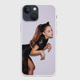 Чехол для iPhone 13 mini с принтом Киска Ариана в городе Новоалтайск,  |  | ariana grande | pop | rap | rep | ариана гранде | исполнители | исполнитель | музыка | поп | попса | реп