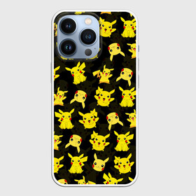 Чехол для iPhone 13 Pro с принтом ПИКАЧУ ПАТТЕРН   PIKA PIKACHU в городе Новоалтайск,  |  | flash | pika | pika pika | pikachu | pokemon | аниме | детектив пикачу | молнии | пика | пикачу | покемон