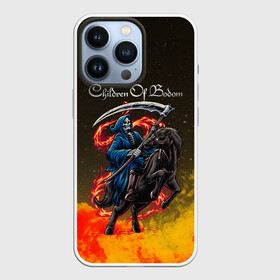 Чехол для iPhone 13 Pro с принтом Children of Bodom | Skeleton on a horse в городе Новоалтайск,  |  | bodom | century media | children of bodom | fearless records | nuclear blast | skeleton on a horse | spinefarm records | бодом | дети озера бодом | дэниел фрэйберг | эспоо