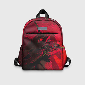 Детский рюкзак 3D с принтом Evangelion | Eva 01 в городе Новоалтайск, 100% полиэстер | лямки с регулируемой длиной, сверху петелька, чтобы рюкзак можно было повесить на вешалку. Основное отделение закрывается на молнию, как и внешний карман. Внутри дополнительный карман. По бокам два дополнительных кармашка | Тематика изображения на принте: eva | evangelion | ева | ева 3 | евангелион | евангелион 3 | меха | робот