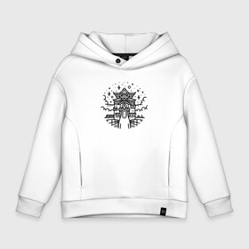 Детское худи Oversize хлопок с принтом Безликий Бог Каонаси   Унесённые призраками в городе Новоалтайск, френч-терри — 70% хлопок, 30% полиэстер. Мягкий теплый начес внутри —100% хлопок | боковые карманы, эластичные манжеты и нижняя кромка, капюшон на магнитной кнопке | anime | faceless god kaonashi | manga | sen to chihiro no kamikakushi | spirited away | аниме | анимэ | безликий бог каонаси | божество | манга | сэн то тихиро но камикакуси | унесённые призраками | черный дух в маске | япон