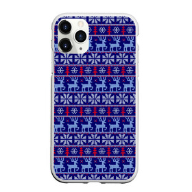 Чехол для iPhone 11 Pro Max матовый с принтом Very merry christmas and happy new year в городе Новоалтайск, Силикон |  | вязание | новый год | олень | рождество | снежинка