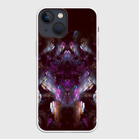 Чехол для iPhone 13 mini с принтом Syber Style в городе Новоалтайск,  |  | Тематика изображения на принте: абстракция | дизайн | космос | куб | кубик | мелкие детали | пиксель | психоделика | стиль | текстура | темная материя | узор | уникальный | фрактал | частицы