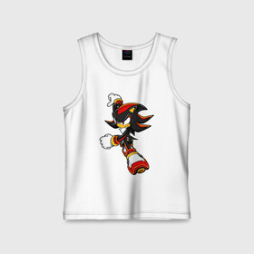 Детская майка хлопок с принтом SonicSW в городе Новоалтайск,  |  | game | hedgehog | muvie | sega | shadow | sonic | video game | видео игра | ёж | ёжик | игра | соник | тень | фильм
