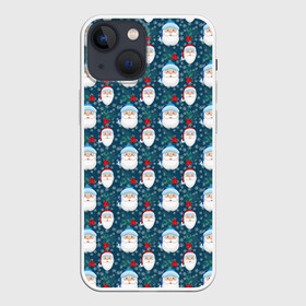 Чехол для iPhone 13 mini с принтом Новый Год (Дед Мороз) в городе Новоалтайск,  |  | christmas | merry christmas | santa claus | дед мороз | ёлка | зима | мороз | новый год | подарок | праздник | рождество | с новым годом | сантаклаус | снегурочка | снежинки