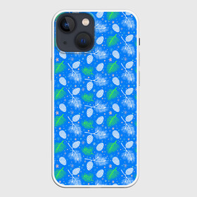Чехол для iPhone 13 mini с принтом Шишки Ёлочки в городе Новоалтайск,  |  | Тематика изображения на принте: christmas | merry christmas | santa claus | дед мороз | ёлка | елочные шары | игрушки | новый год | подарки | праздник | с новым годом | санта клаус | снегурочка | украшения