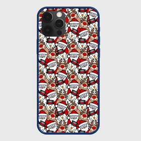 Чехол для iPhone 12 Pro Max с принтом Дед Мороз, Снеговик, Олень в городе Новоалтайск, Силикон |  | Тематика изображения на принте: christmas | merry christmas | santa claus | дед мороз | ёлка | зима | мороз | новогодние олени | новый год | подарок | праздник | рождество | с новым годом | санта клаус | снеговики | снегурочка | снежинки