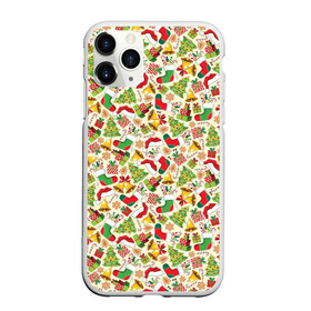 Чехол для iPhone 11 Pro Max матовый с принтом Merry Christmas (разная символика) в городе Новоалтайск, Силикон |  | christmas | merry christmas | дед мороз | ёлка | елочные шары | игрушки | колокольчики | новый год | подарок | праздник | рождество | с новым годом | сантаклаус | снежинки | украшения