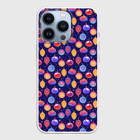 Чехол для iPhone 13 Pro с принтом Новогодние Ёлочные Украшения (игрушки) в городе Новоалтайск,  |  | christmas | merry christmas | santa claus | дед мороз | ёлка | елочные шары | игрушки | новый год | подарок | праздник | рождество | с новым годом | сантаклаус | снежинки | украшения