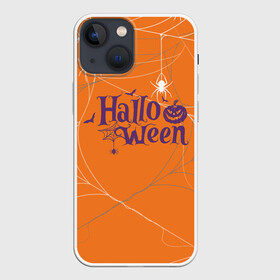 Чехол для iPhone 13 mini с принтом ПАУТИНКА НА ХЭЛЛОУИН в городе Новоалтайск,  |  | halloween | haloween | пауки | паутина | паутинка | паучки | хеллоин | хеллоуин | хелоин | хелоуин | хэллоин | хэллоуин | хэлоин | хэлоуин