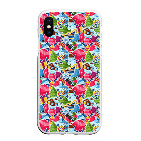 Чехол для iPhone XS Max матовый с принтом С Рождеством и Новым Годом в городе Новоалтайск, Силикон | Область печати: задняя сторона чехла, без боковых панелей | christmas | merry christmas | santa claus | дед мороз | ёлка | елочные шары | игрушки | новый год | подарок | праздник | рождество | с новым годом | сантаклаус | снежинки | украшения