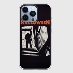 Чехол для iPhone 13 Pro с принтом Майкл Майерс. Хэллоуин в городе Новоалтайск,  |  | face | ghost | ghouls | halloween | killer | leather | michael | monster | myers | кожаное | лицо | майерс | майкл | монстр | призрак | упырь | хэллоуин