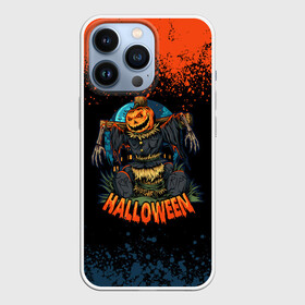 Чехол для iPhone 13 Pro с принтом ПУГАЛО ИЗ ТЫКВЫ | HALLOWEEN в городе Новоалтайск,  |  | Тематика изображения на принте: halloween | haloween | pumpkin | scarecrow | огородное пугало | пугало | страшила | тыква | хеллоин | хеллоуин | хелоин | хелоуин | хэллоин | хэллоуин | хэлоин | хэлоуин | чучело