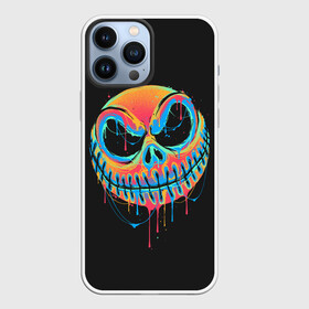Чехол для iPhone 13 Pro Max с принтом Jack Skellington. Paints в городе Новоалтайск,  |  | before | christmas | halloween | mystic | nightmare | paints | skeleton | skull | smile | джек | джэк | краски | мистика | перед | рождеством | скелет | скеллингтон | смайл | улыбка | хэллоуин | череп