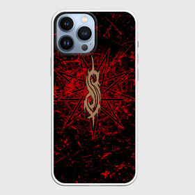 Чехол для iPhone 13 Pro Max с принтом Slipknot RED | Рок Слипкнот в городе Новоалтайск,  |  | Тематика изображения на принте: grunge | logo | metal | music | rock | slipknot | брызги | гранж | группа | капли | козел | краски | кровь | логотип | металл | музыка | надпись | пентаграмма | потертости | рок | слипкнот | точки | трещины | узор | цифры