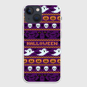 Чехол для iPhone 13 mini с принтом Хэллоуинский Свитер в городе Новоалтайск,  |  | america | halloween | usa | америка | приведения | свитер | тыква | тыква улыбается | тьма | ужас | хелловин | хеллоуин | хэллоуин | череп | черный кот