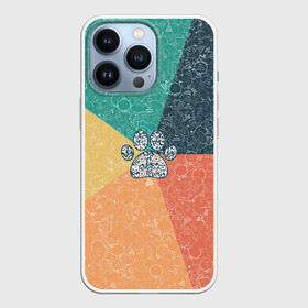 Чехол для iPhone 13 Pro с принтом Лапа на фоне АПВ 5.1.12 в городе Новоалтайск,  |  | qr код | амулет | антивирус | антидепрессант | антистресс | баббл | всенормализол | выноска | желтый | животные | звери | зеленый | иммуномодулятор | коллаж | коричневый | лапа | мемы | оберег