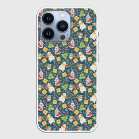 Чехол для iPhone 13 Pro с принтом С Новым Годом (символика) в городе Новоалтайск,  |  | christmas | merry christmas | santa claus | дед мороз | ёлка | елочные шары | игрушки | новый год | подарок | праздник | рождество | с новым годом | сантаклаус | снежинки | украшения