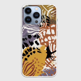 Чехол для iPhone 13 Pro с принтом Зебра Пятнистая в городе Новоалтайск,  |  | Тематика изображения на принте: абстракция | африканский мотив | зебра | когти | тропики