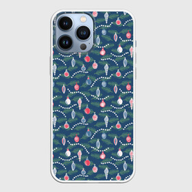 Чехол для iPhone 13 Pro Max с принтом Новогодняя Ёлка (игрушки) в городе Новоалтайск,  |  | Тематика изображения на принте: christmas | merry christmas | santa claus | дед мороз | ёлка | елочные шары | игрушки | новый год | подарки | праздник | с новым годом | санта клаус | снегурочка | украшения
