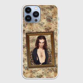 Чехол для iPhone 13 Pro Max с принтом Домиано Давид. Портрет на стене в городе Новоалтайск,  |  | Тематика изображения на принте: maneskin | давид домиано | домиано | домиано давид | манескин | победитель евродвидения