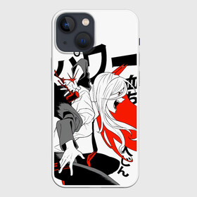 Чехол для iPhone 13 mini с принтом Power    Человек бензопила в городе Новоалтайск,  |  | chainsaw man | power | аниме | бензопила | кровавый демон | манга | охотник на демонов | пауэр | человекбензопила
