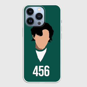 Чехол для iPhone 13 Pro с принтом Номер 456 || Игра в кальмара в городе Новоалтайск,  |  | 456 | seong gi hun | игра в кальмара | ли джонджэ | минимализм
