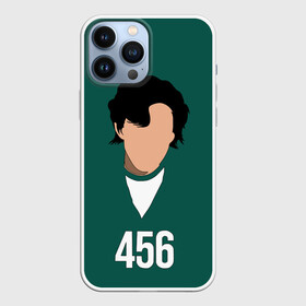 Чехол для iPhone 13 Pro Max с принтом Номер 456 || Игра в кальмара в городе Новоалтайск,  |  | 456 | seong gi hun | игра в кальмара | ли джонджэ | минимализм