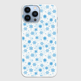 Чехол для iPhone 13 Pro Max с принтом Снежинки (снежные узоры) в городе Новоалтайск,  |  | Тематика изображения на принте: merry christmas | дед мороз | ёлка | зима | мороз | новый год | подарок | праздник | рождество | с новым годом | сантаклаус | снег | снеговик | снегурочка | снежинки | снежные узоры | узоры