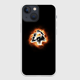 Чехол для iPhone 13 mini с принтом пламенная ведьма в городе Новоалтайск,  |  | ведьма | вечеринка | колдун | огонь | страшно | ужас | хэллоуин | шабаш