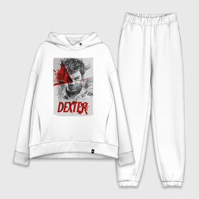 Женский костюм хлопок Oversize с принтом Декстер Dexter постер в городе Новоалтайск,  |  | darkly dreaming dexter | dexter | dexter morgan | декстер | декстер морган | дремлющий демон декстера | кровь | майами | постер | правосудие декстера | судмедэксперт