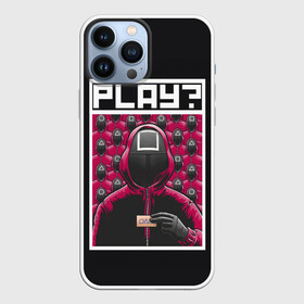 Чехол для iPhone 13 Pro Max с принтом Поиграем в Кальмара в городе Новоалтайск,  |  | squid game | игра в кальмара | игра на выживание | сериал | сериалы
