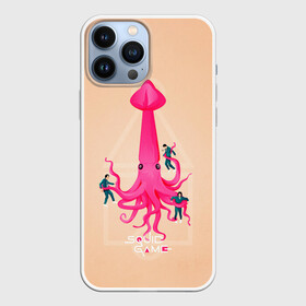 Чехол для iPhone 13 Pro Max с принтом В плену у Кальмара в городе Новоалтайск,  |  | squid game | игра в кальмара | игра на выживание | сериал | сериалы