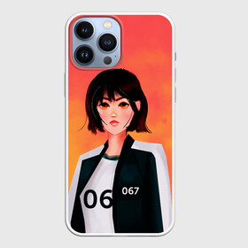 Чехол для iPhone 13 Pro Max с принтом Красавица 067 в городе Новоалтайск,  |  | squid game | игра в кальмара | игра на выживание | сериал | сериалы