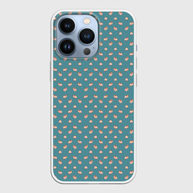 Чехол для iPhone 13 Pro с принтом Паттерн хомячков в городе Новоалтайск,  |  | паттерн | паттерн хомячков | хомяк | хомячки | хомячок