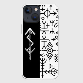 Чехол для iPhone 13 mini с принтом ПАТТЕРН РУНЫ | RUNES (Z) в городе Новоалтайск,  |  | runes | древние знаки | знак рода | знаки | иероглифы | руны | русь | символы | славяне | славянская символика