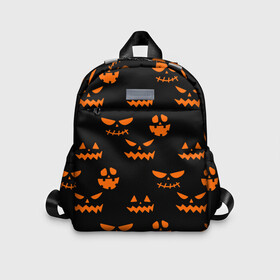 Детский рюкзак 3D с принтом SMILE HALLOWEEN в городе Новоалтайск, 100% полиэстер | лямки с регулируемой длиной, сверху петелька, чтобы рюкзак можно было повесить на вешалку. Основное отделение закрывается на молнию, как и внешний карман. Внутри дополнительный карман. По бокам два дополнительных кармашка | halloween | halloween smile | haloween | smile | рожицы | страшные улыбки | улыбки | хеллоин | хеллоуин | хелоин | хелоуин | хэллоин | хэллоуин | хэлоин | хэлоуин