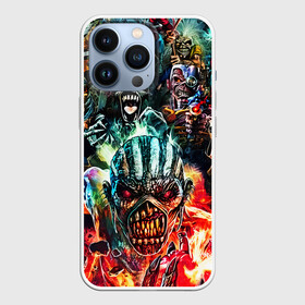 Чехол для iPhone 13 Pro с принтом Iron Maiden (allover) в городе Новоалтайск,  |  | iron maiden | senjutsu | айрон мейден | группы | монстры | музыка | рок | хевиметал | черепа