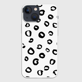 Чехол для iPhone 13 mini с принтом Леопардовый окрас в городе Новоалтайск,  |  | Тематика изображения на принте: дизайнерский | животные | леопард | паттерн | полный принт | тренд | фул