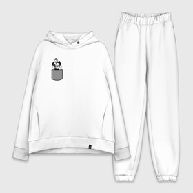 Женский костюм хлопок Oversize с принтом Али в кармане в городе Новоалтайск,  |  | box | muhammad ali | sport | sports | sportsmen | бокс | легенда | мухаммад али | мухаммед али | спорт | спортсмен