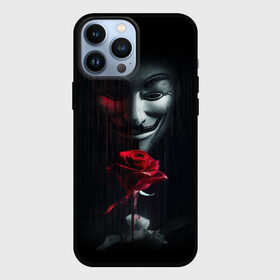 Чехол для iPhone 13 Pro Max с принтом АНОНИМУС РОЗА | ANONYMOUS ROSE | ГАЙ ФОКС в городе Новоалтайск,  |  | Тематика изображения на принте: anonimus | анонимус | в маске | взлом жопы | гай фокс | египетская сила | едрен батон | екаламене | екарный бабай | ексель моксель | епаресете | етить колотить | ешкин кот | маска | неон | хакеры | школьник