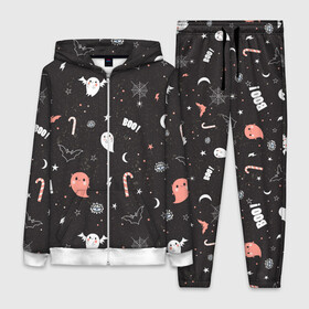 Женский костюм 3D с принтом Halloween Dark в городе Новоалтайск,  |  | bat | cobweb | ghost | halloween | holiday | lollipop | spider | леденец | летучая мышь | паук | паутина | праздник | приведение | призрак | хэллоуин | хэлуин