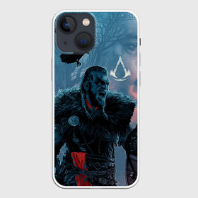Чехол для iPhone 13 mini с принтом ASSASSIN S CREED VALHALLA ЭЙВОР И ВОРОН в городе Новоалтайск,  |  | crow | slayer | valhalla | vikings | асасин | ассасин крид | ассассин | вальхалла | викинги | ворон | тамплиеры
