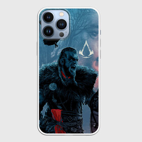 Чехол для iPhone 13 Pro Max с принтом ASSASSIN S CREED VALHALLA ЭЙВОР И ВОРОН в городе Новоалтайск,  |  | crow | slayer | valhalla | vikings | асасин | ассасин крид | ассассин | вальхалла | викинги | ворон | тамплиеры