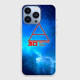 Чехол для iPhone 13 Pro с принтом 30 Seconds to Mars космос в городе Новоалтайск,  |  | Тематика изображения на принте: 30 seconds to mars | 30 секунд до марса | 30 фстм | 30stm | 30сдм | jared leto | rock band | thirty seconds to mars | альтернативный | гранж | джаред лето | нео | пост | прогрессивный | рок группа | фети секондс ту марс | хард | шеннон