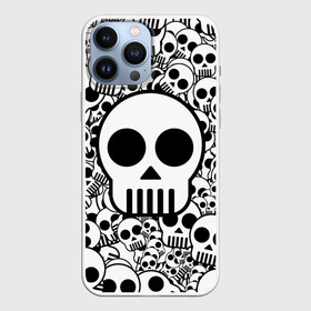Чехол для iPhone 13 Pro Max с принтом черепа чб в городе Новоалтайск,  |  | 2d | 3d | black | black and white | halloween | white | белый | хэллоуин | хэлуин | чб | череп | черепа | черно белый | черный