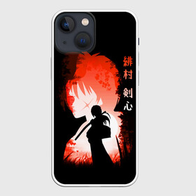 Чехол для iPhone 13 mini с принтом Бродяга Кенсин в городе Новоалтайск,  |  | rk | ruroken | rurouni kenshin | samurai x | аниме | бродяга кэнсин | манга | самурай икс | химура