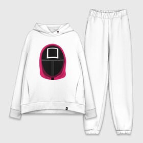 Женский костюм хлопок Oversize с принтом mask face soldier  3 в городе Новоалтайск,  |  | mask face soldier | pinksoldier | игра на выживание | ли джон джэ | розовый солдат | хван дон хёк