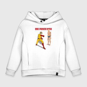 Детское худи Oversize хлопок с принтом Сайтама обучает Геноса One Punch Man в городе Новоалтайск, френч-терри — 70% хлопок, 30% полиэстер. Мягкий теплый начес внутри —100% хлопок | боковые карманы, эластичные манжеты и нижняя кромка, капюшон на магнитной кнопке | charanko | genos | genoсide | hagemanto | jenosu | one punch man | oni saibogu | saitama | sensei | аниме | ван панч мен | ванпанчмен | генос | кибердемон | кибернетическое тело | лысый плащ | манга | сайтама | сильнейший человек | учитель